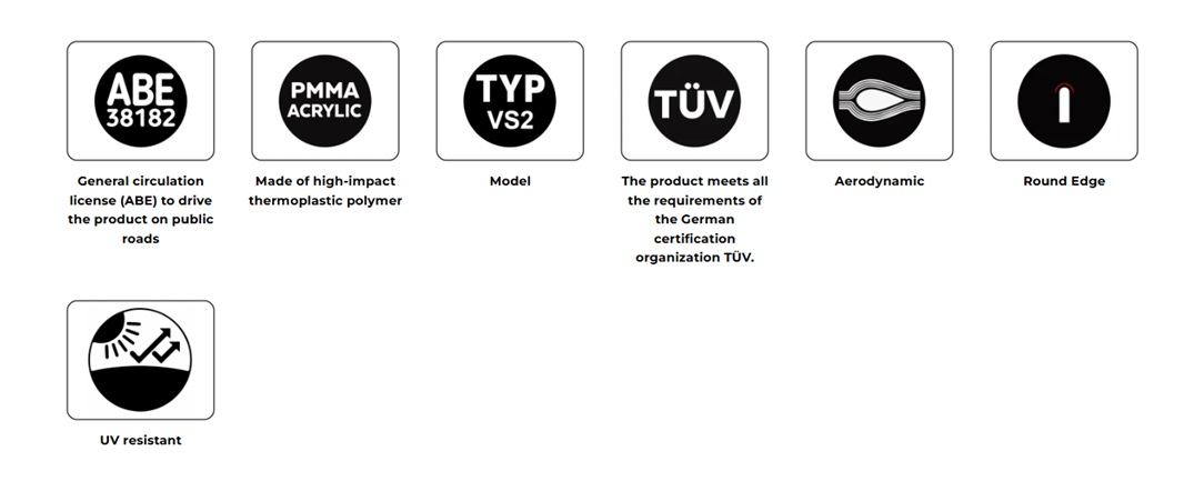 Windscreen PUIG TOURING smoke [8]