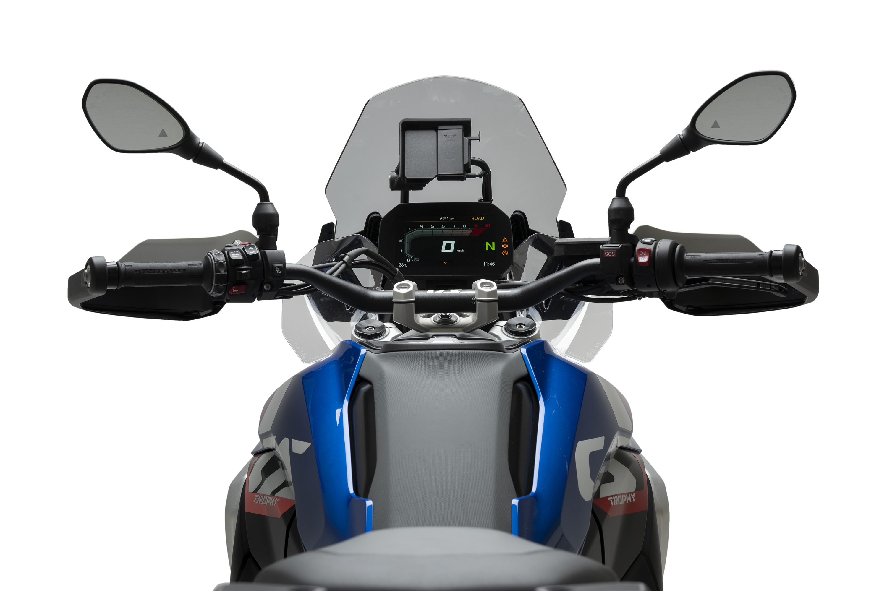 Windscreen PUIG TOURING smoke [1]