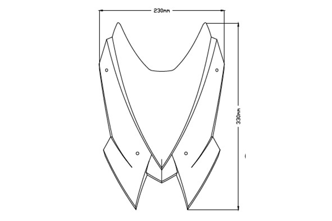 Windshield PUIG NEW GEN. SPORT smoke [2]