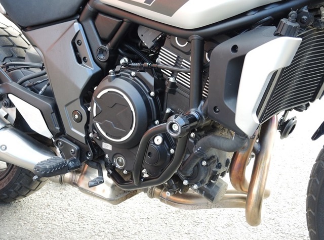 Engine guards RDMOTO Negru (with protectors) [3]