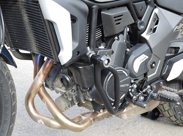 Engine guards RDMOTO Negru (with protectors) [5]