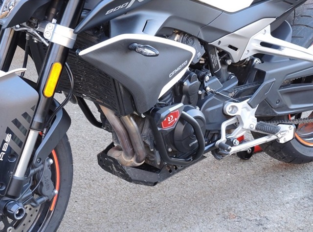Engine guards RDMOTO Negru (with protectors) [2]