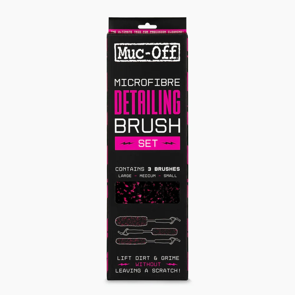 Microfibre Detailing Brush Set MUC-OFF 21416 (3 kusy)