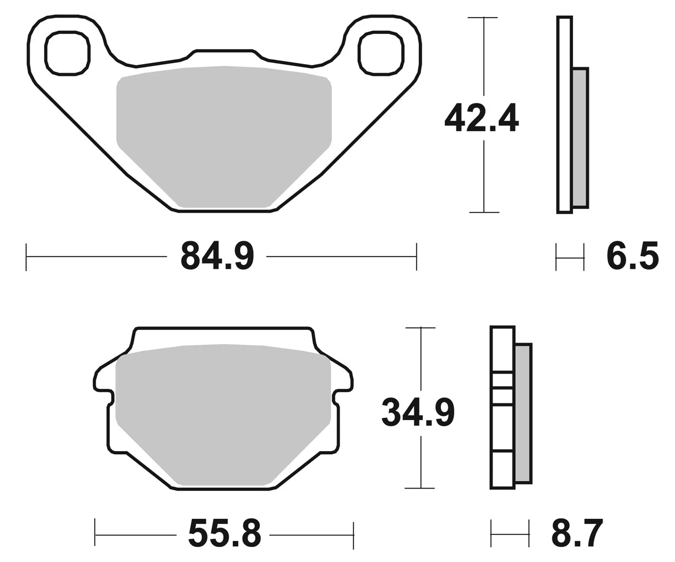 Brake Pad BREMBO 07GR0416 CC ROAD