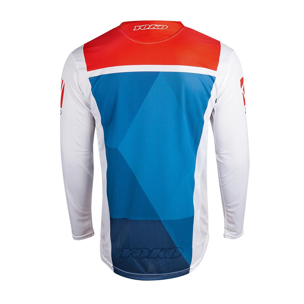 MX jersey YOKO KISA blue / red L [1]