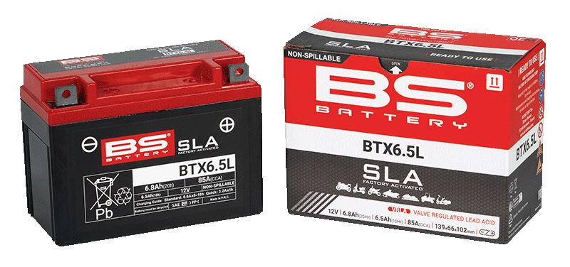 BS-BATTERY V továrni aktivovaný akumulátor BTX6.5L (FA) SLA