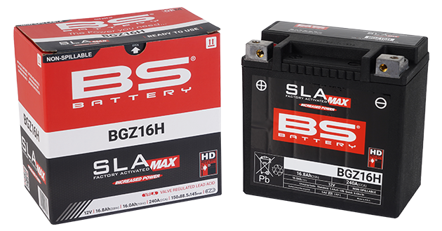 BS-BATTERY V továrni aktivovaný akumulátor BGZ16H (FA) SLA MAX