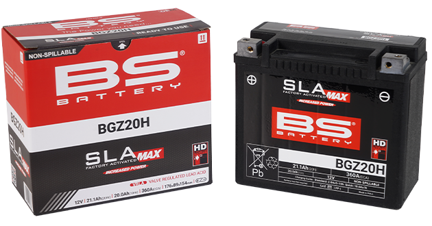 BS-BATTERY V továrni aktivovaný akumulátor BGZ20H SLA MAX