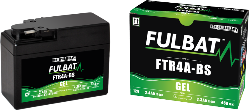 Gelový akumulátor FULBAT FTR4A-BS GEL