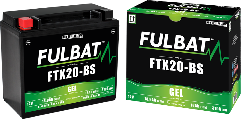 FULBAT Gélový akumulátor FTX20-BS GEL