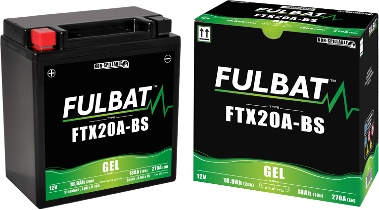FULBAT Gélový akumulátor FTX20-BS GEL