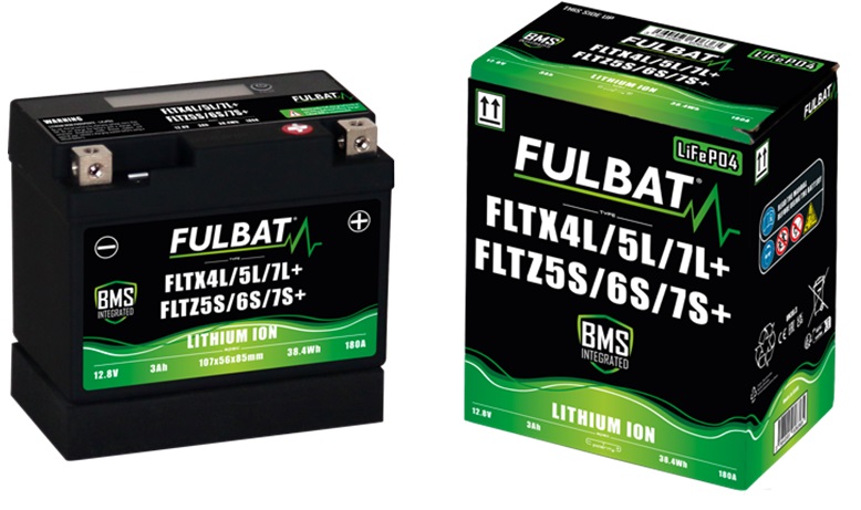 FULBAT Lítiová motocyklová batéria FLTX4L/5L/7L+ FLTZ5S/6S/7S+