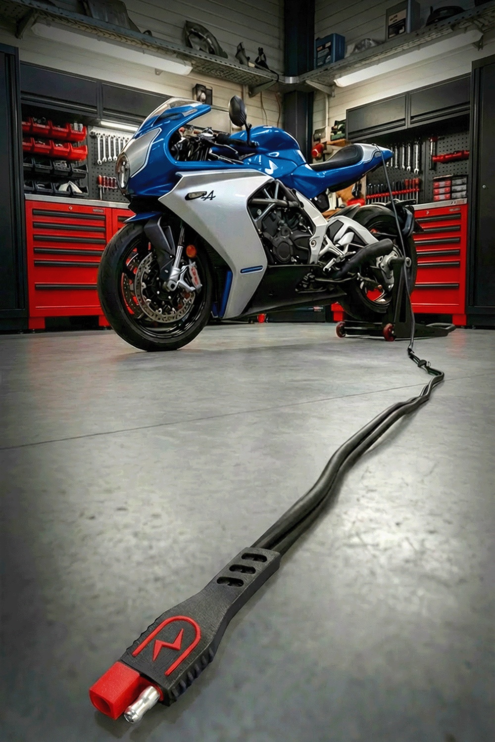 BS-BATTERY Predlžovací kábel nabíjačky so systémom pripojenia SAE na oboch koncoch PA04