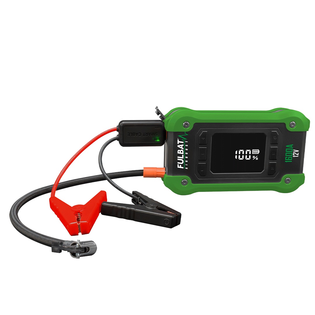 FULBAT AirBoost 12V 1600A - viacfunkčný štartovací booster a kompresor