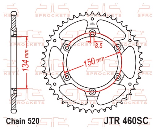 Foaie spate JT 48T, 520 Self Cleaning Lightweight [2]