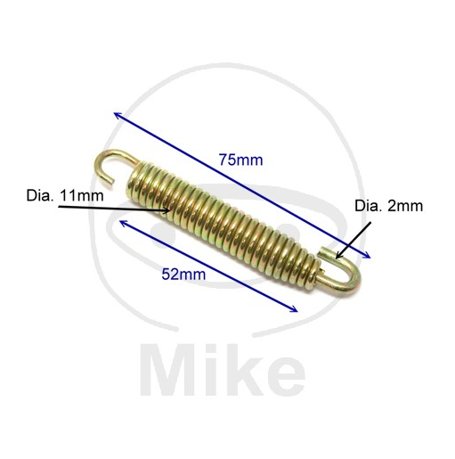 Výfukové strunky JMP 75mm 4 kusov
