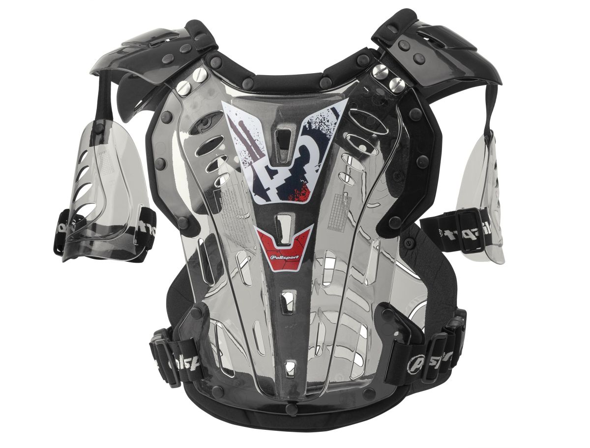 Protectie de piept POLISPORT XP2 JUNIOR smoke black/black/smoke black [1]