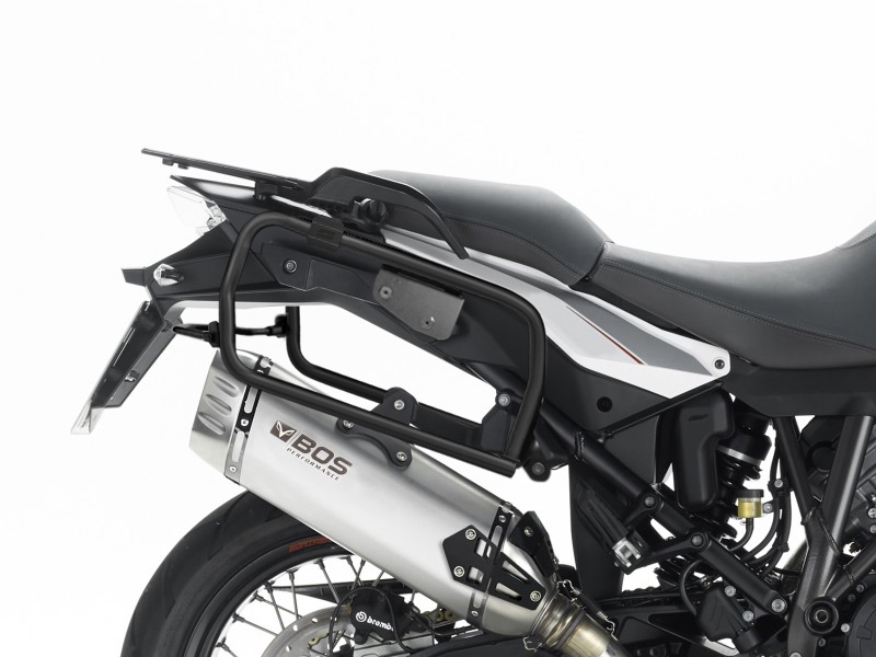 Set complet cutii aluminiu laterale, 36L / 47L SHAD TERRA NEGRU, include kit montare SHAD KTM Adventure 1090, 1190, Super Adventure 1290 (R, S) [14]