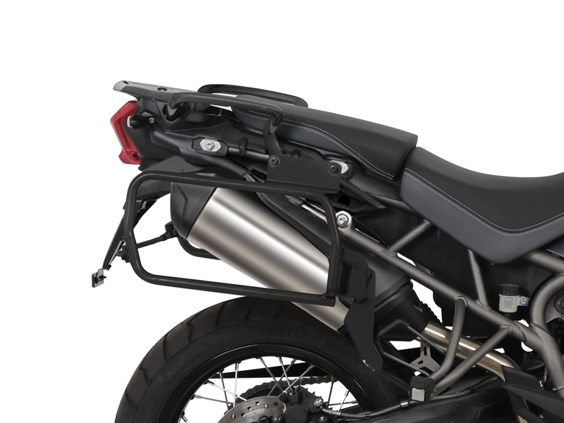Set complet cutii aluminiu laterale, 36L / 47L SHAD TERRA NEGRU, include kit montare SHAD TRIUMPH Tiger 800 [14]