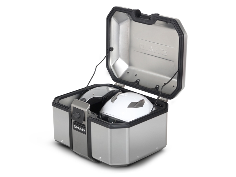 SHAD Kompletní sada hliníkových kufrů TERRA, 48 litrový vrchní kufr, 36/47 litrový boční kufry, včetně montážní sady a desek SHAD BENELLI TRK 502X