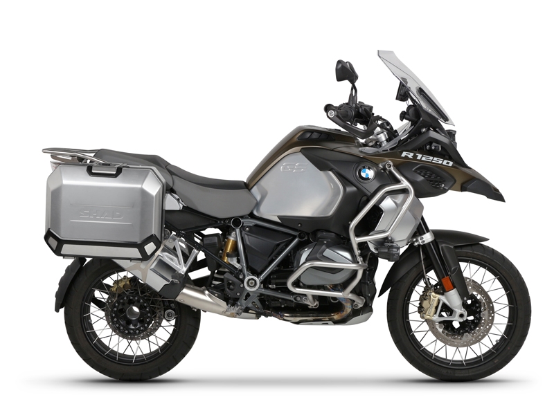 Set complet cutii aluminiu laterale, 36L / 47L SHAD TERRA NEGRU, include kit montare SHAD BMW R 1200 GS/ R 1200 GS Adventure/ R 1250 GS/ R 1250 GS Adventure [13]