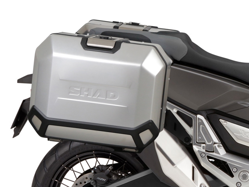 Set complet de cutii de aluminiu laterale, 36L / 36L, SHAD TERRA NEGRU, include kit montare SHAD HONDA X-ADV 750 [10]