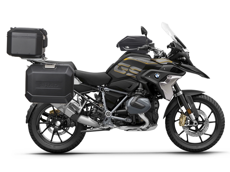 Set complet cutii aluminiu laterale, 36L / 47L SHAD TERRA NEGRU, include kit montare SHAD BMW R 1200 GS/ R 1200 GS Adventure/ R 1250 GS/ R 1250 GS Adventure [15]