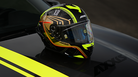 Casca integrala AXXIS COBRA rage a0 gloss pearl white S [9]