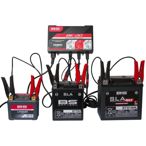 BS-BATTERY Nabíjačka BK20 (vhodné aj pre lítium) 6/12V 2A