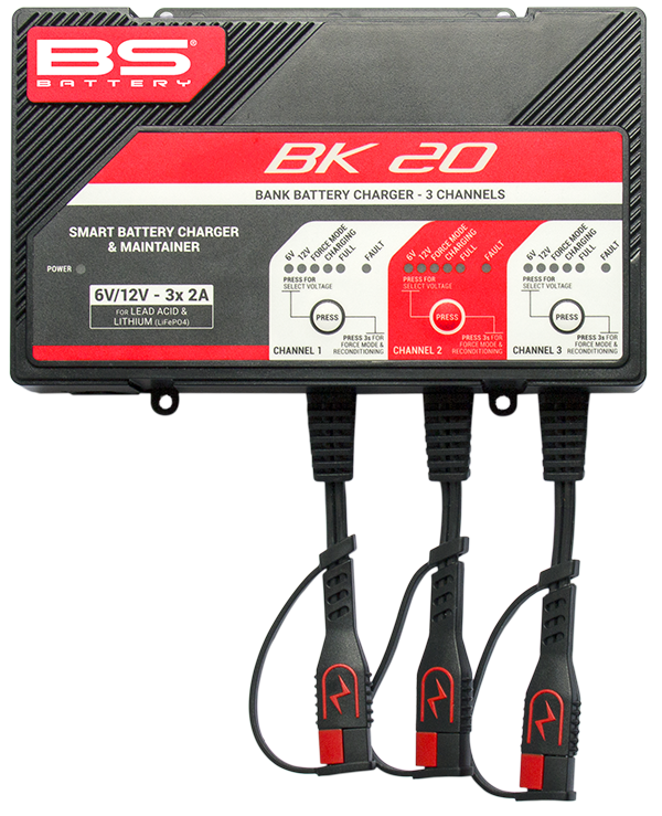 3 channels bank BS-BATTERY (suitable also for Lithium) 12V 2A [6]