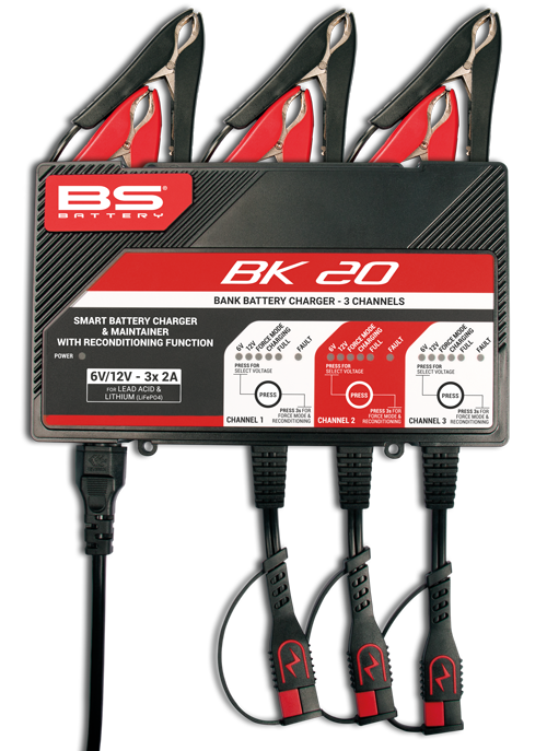 3 channels bank BS-BATTERY (suitable also for Lithium) 12V 2A [7]