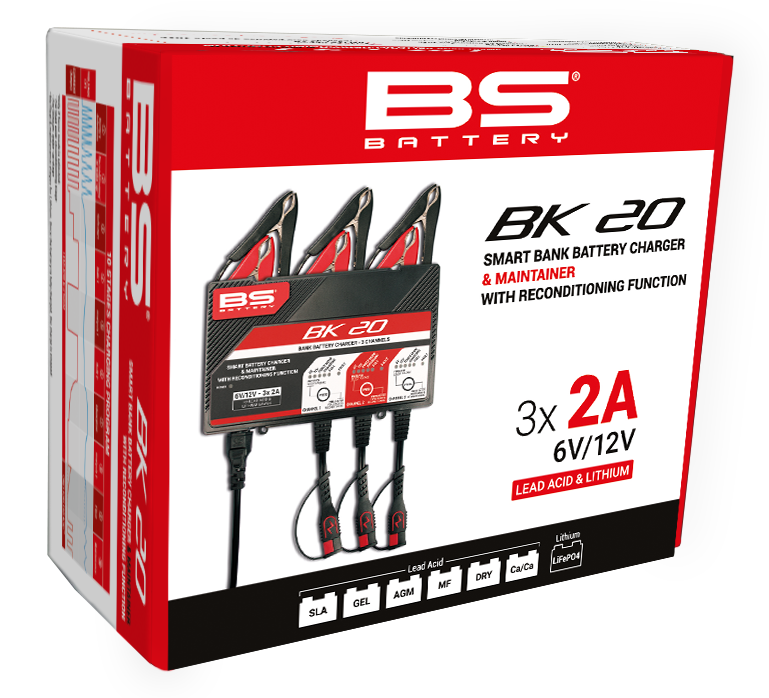 3 channels bank BS-BATTERY (suitable also for Lithium) 12V 2A [3]