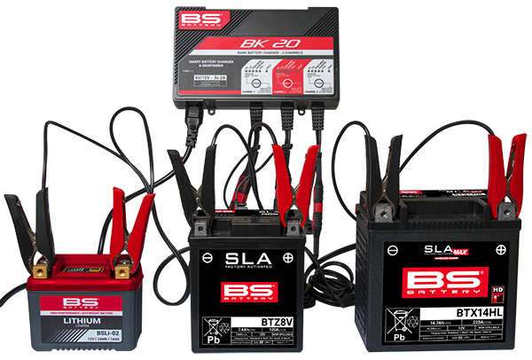 3 channels bank BS-BATTERY (suitable also for Lithium) 12V 2A [4]