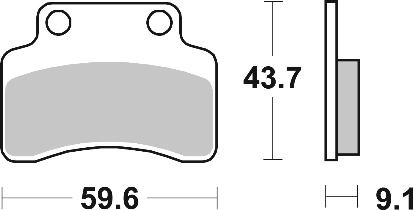 Brzdové obloženie BREMBO 07018 CC SCOOTER