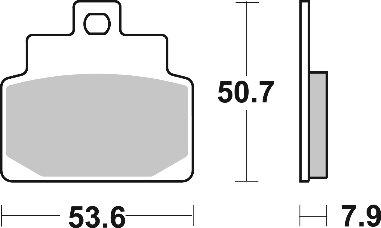 Brzdové obloženie BREMBO 07021XS