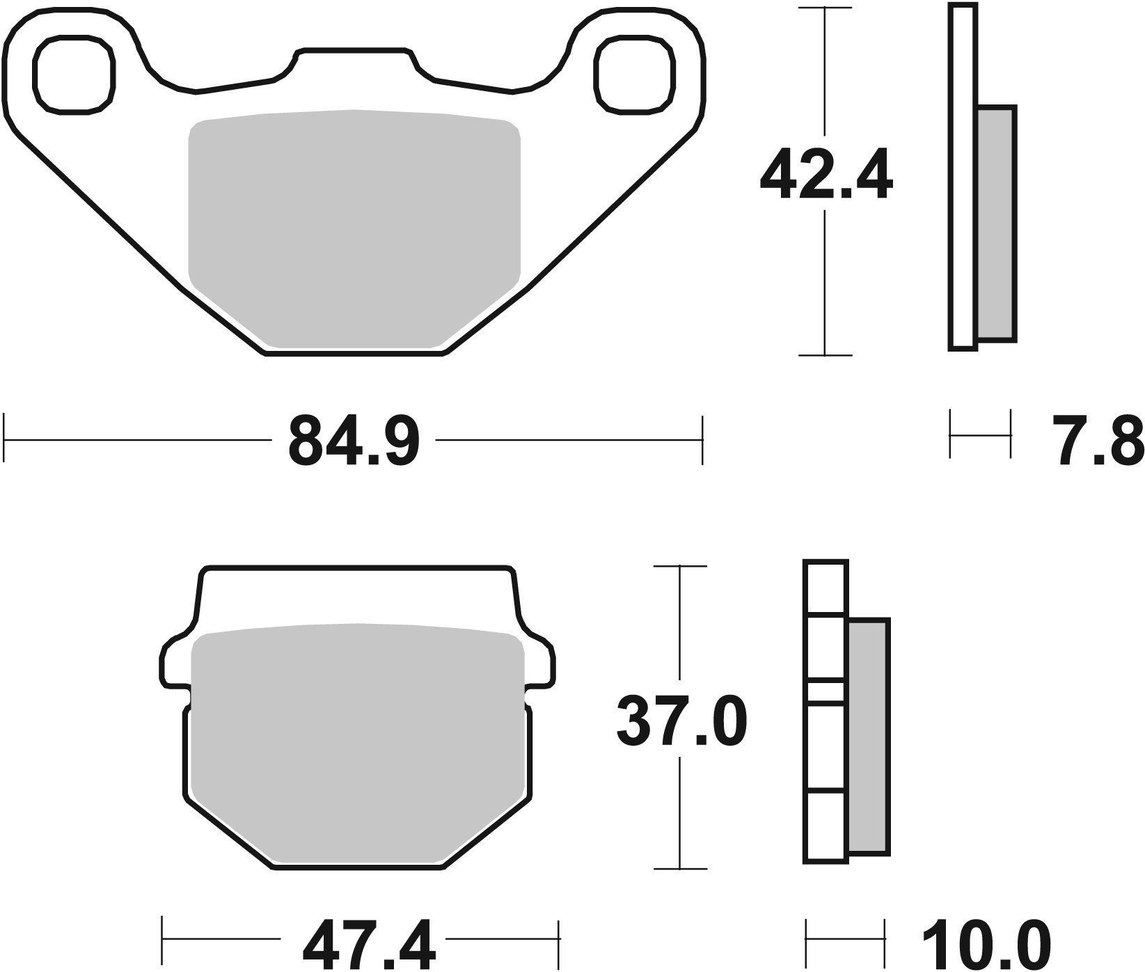 Brzdové obloženie BREMBO 07026 CC SCOOTER