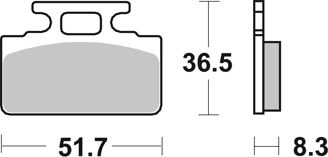 Brzdové obloženie BREMBO 07031 CC SCOOTER
