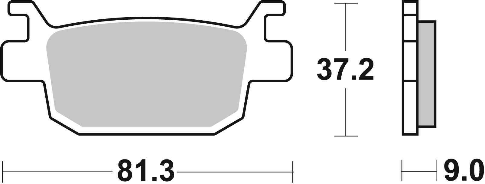 Brzdové obloženie BREMBO 07064 CC SCOOTER