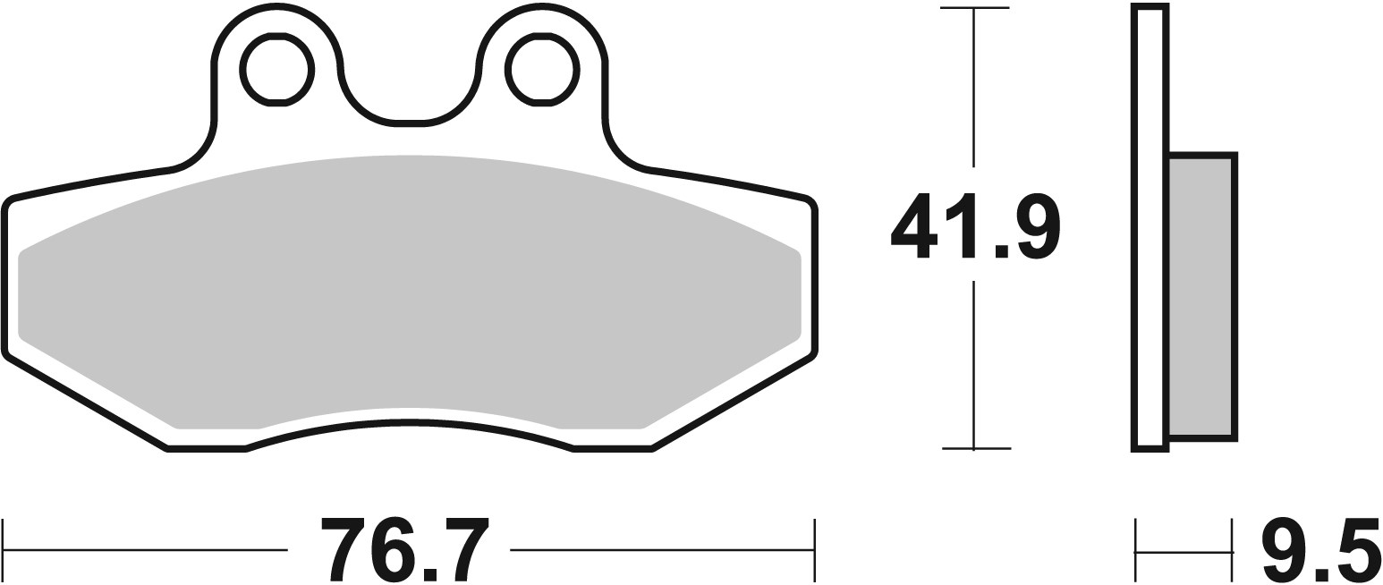 Brzdové obloženie BREMBO 07068 CC SCOOTER