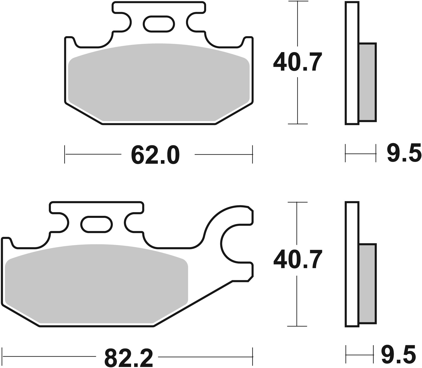 Brzdové obloženie BREMBO 07070 CC SCOOTER