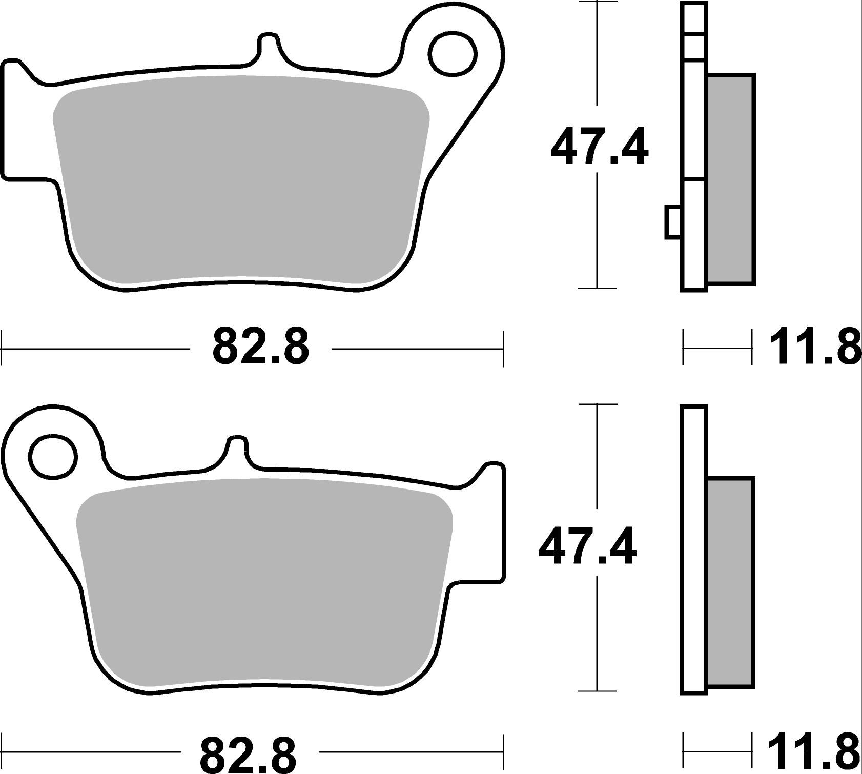 Brzdové obloženie BREMBO 07103 CC SCOOTER