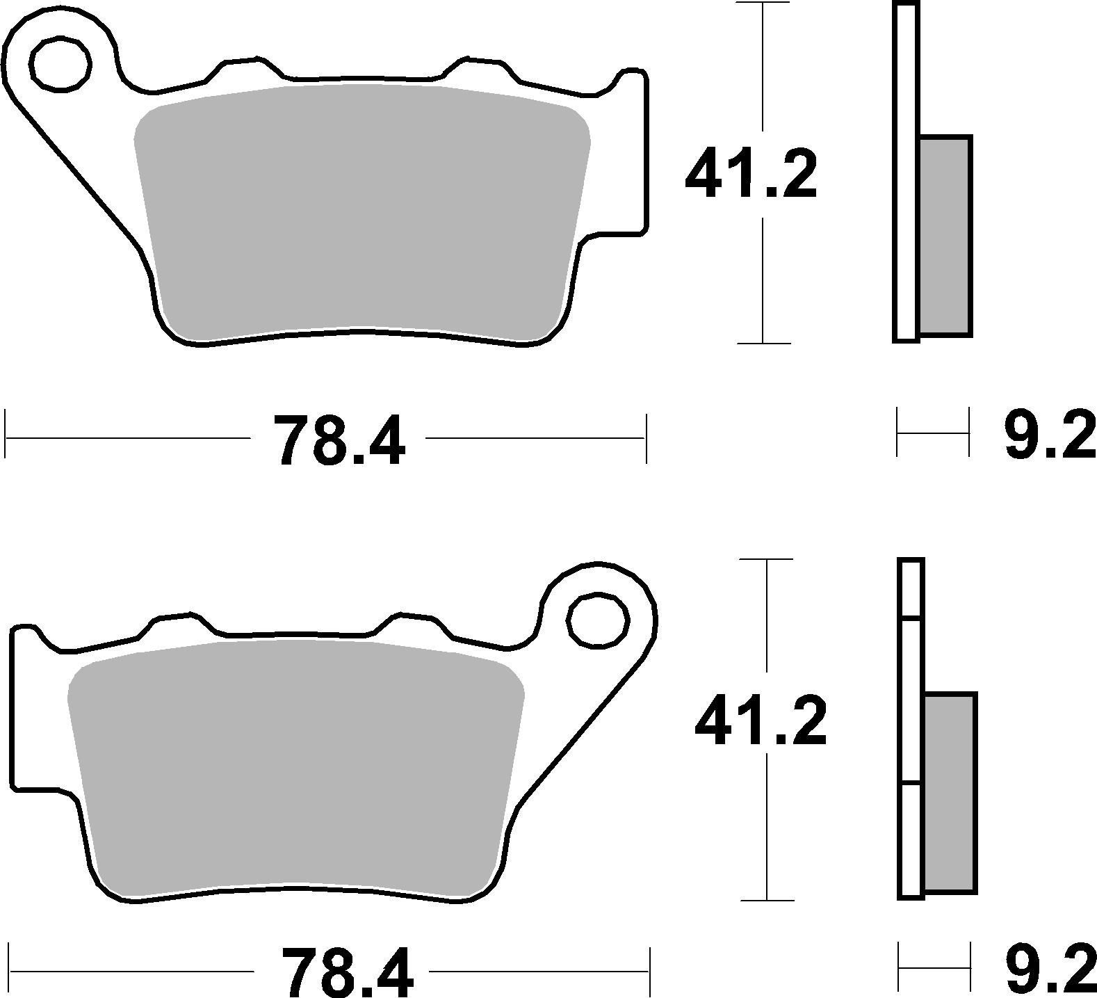 Brzdové obloženie BREMBO 07BB02CC CC ROAD