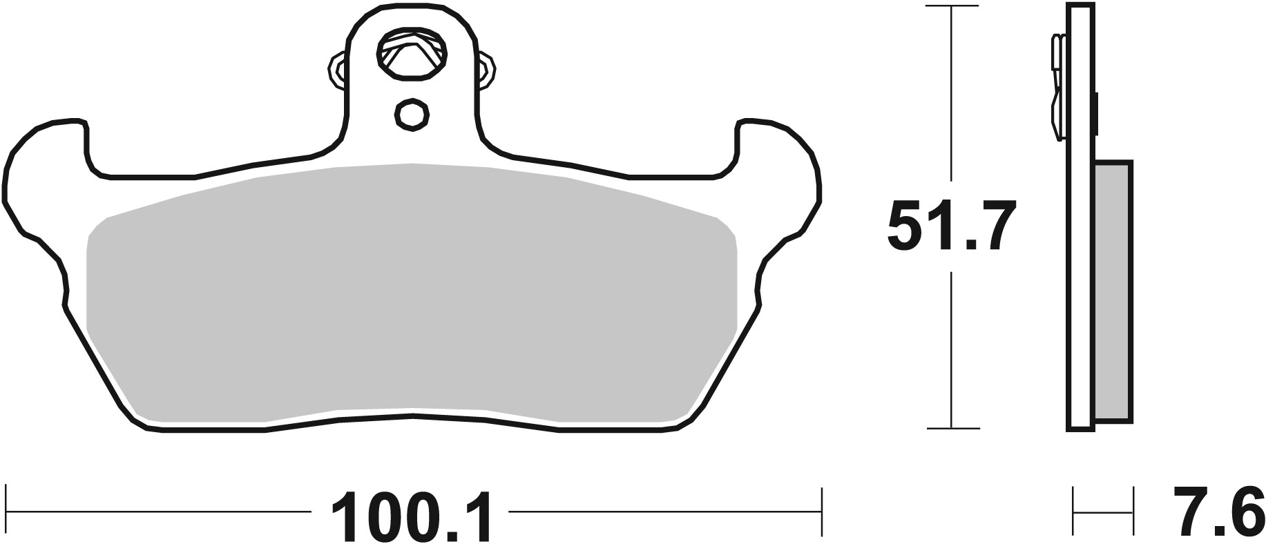Brzdové obloženie BREMBO 07BB1606 CC ROAD
