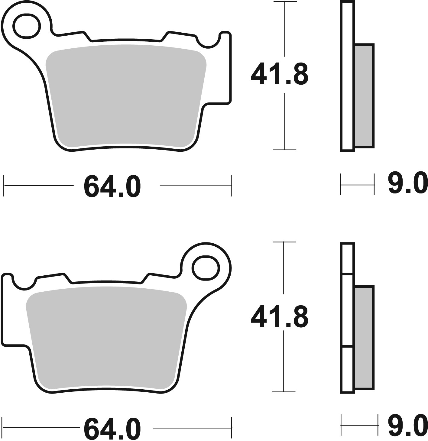 Brzdové obloženie BREMBO 07BB27SD