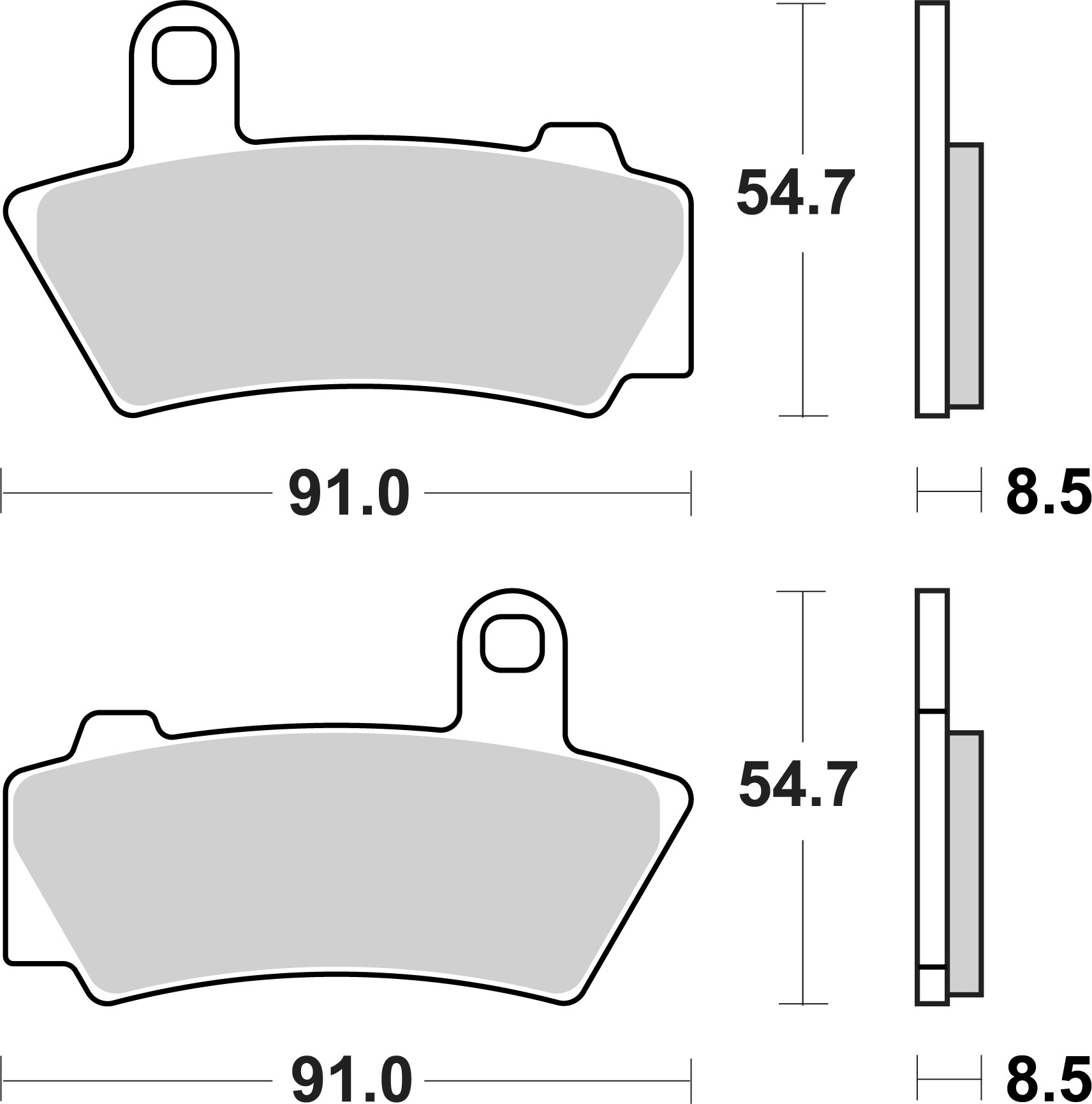 Brzdové obloženie BREMBO 07BB41SP pre BMW R18 2020-2023, BMW R18 Classic 2020