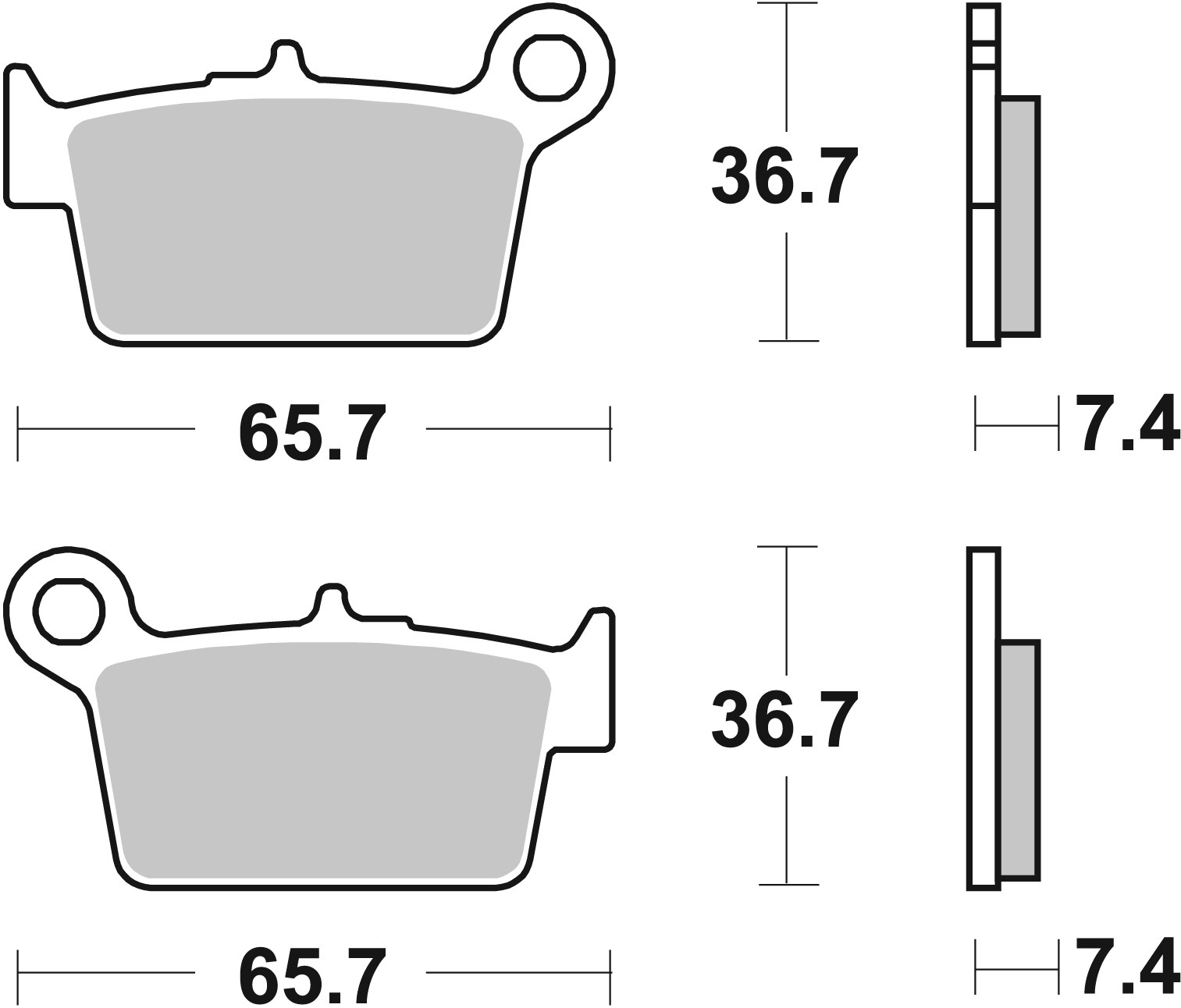 Brzdové obloženie BREMBO 07GR05CC CC ROAD