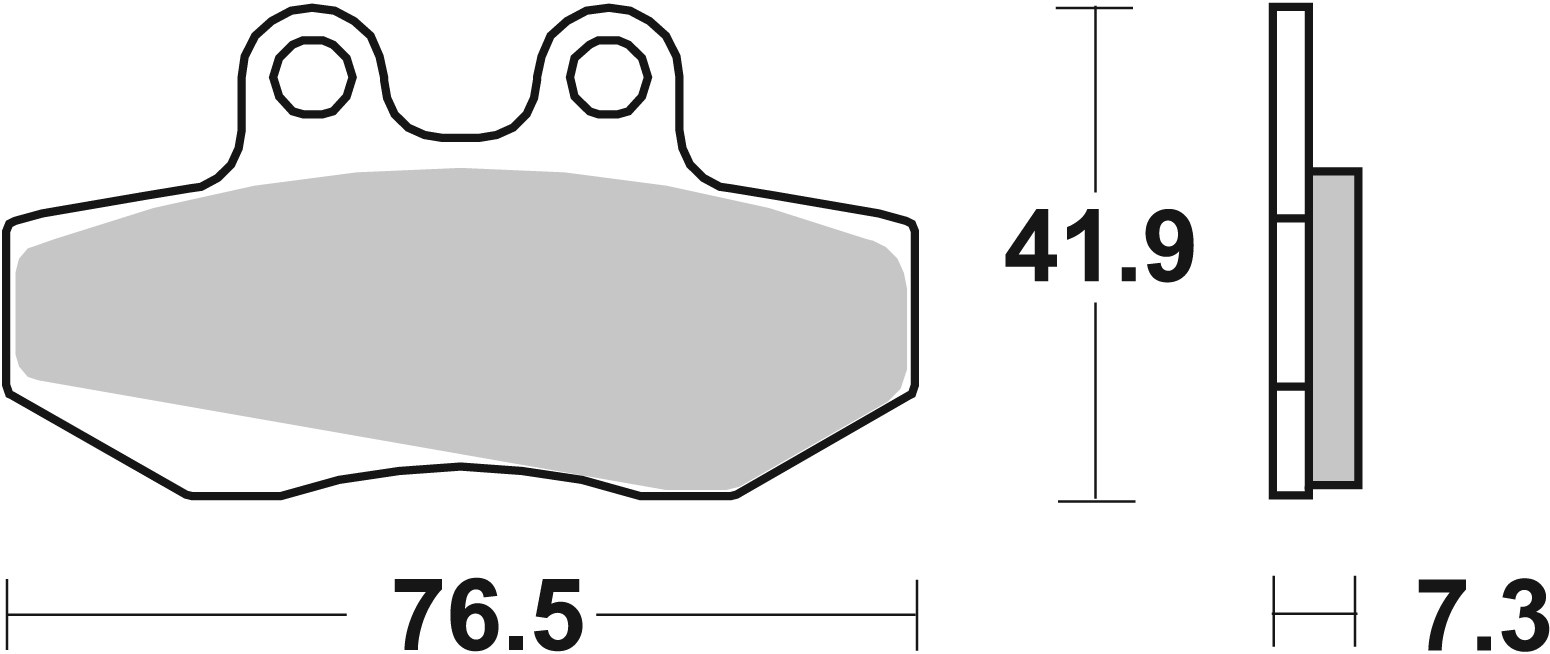 Brzdové obloženie BREMBO 07GR1406 CC ROAD