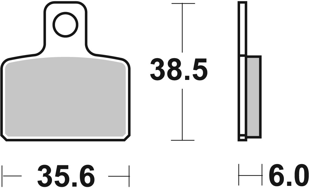 Brzdové obloženie BREMBO 07GR48SX