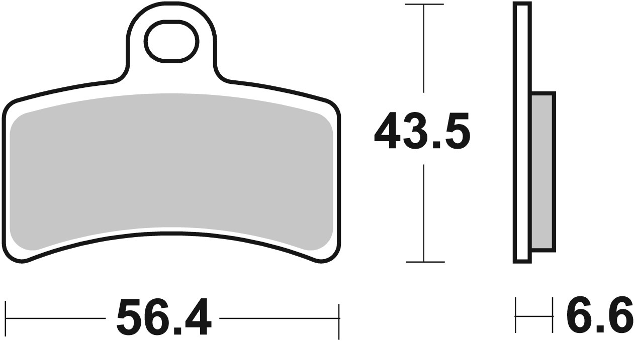 Brzdové obloženie BREMBO 07GR5105 CC ROAD
