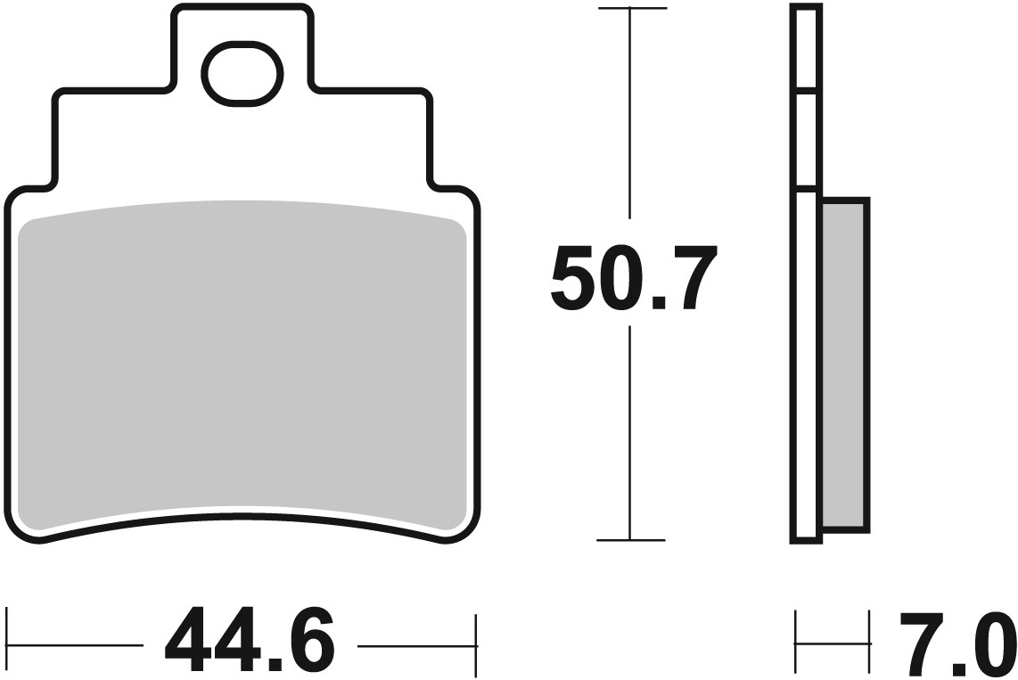 Brzdové obloženie BREMBO 07GR71SD